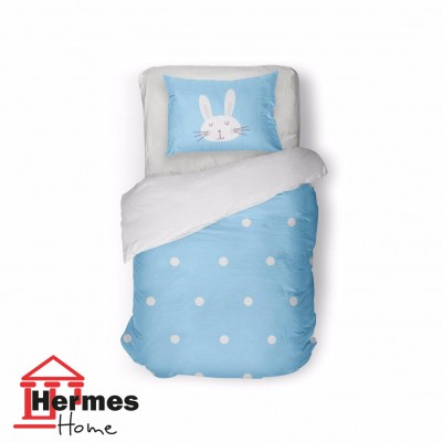 کالای خواب|روتختی کاوری ساتن اکسکلوسیو نوزادی هلن جورج HELEN GEORGE مدل: RABBIT FACE MAVI کالای خواب|روتختی کاوری ساتن اکسکلوسیو نوزادی هلن جورج HELEN GEORGE مدل: RABBIT FACE MAVI