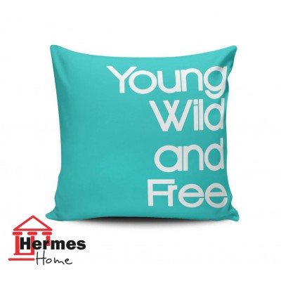 کالای خواب|کوسن ساتن اکسکلوسیو هلن جورج HELEN GEORGE مدل: YOUNG WILD AND FREE MINT کالای خواب|کوسن ساتن اکسکلوسیو هلن جورج HELEN GEORGE مدل: YOUNG WILD AND FREE MINT