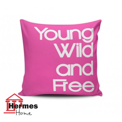 کالای خواب|کوسن ساتن اکسکلوسیو هلن جورج HELEN GEORGE مدل: YOUNG WILD AND FREE PEMBE کالای خواب|کوسن ساتن اکسکلوسیو هلن جورج HELEN GEORGE مدل: YOUNG WILD AND FREE PEMBE