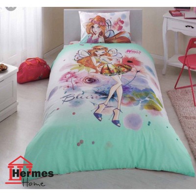 کالای خواب|روتختی کاوری رنفورس یکنفره تینیجر تاچ TAC مدل: WINX BLOOM WATERCOLOUR کالای خواب|روتختی کاوری رنفورس یکنفره تینیجر تاچ TAC مدل: WINX BLOOM WATERCOLOUR