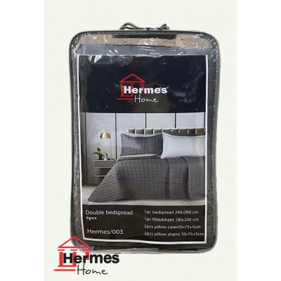 کالای خواب|روتختی پنبه دوزی دونفره هرمس هوم HERMES HOME مدل: 003 HERMES کالای خواب|روتختی پنبه دوزی دونفره هرمس هوم HERMES HOME مدل: 003 HERMES