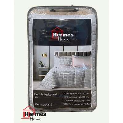 کالای خواب|روتختی پنبه دوزی دونفره هرمس هوم HERMES HOME مدل: 002 HERMES کالای خواب|روتختی پنبه دوزی دونفره هرمس هوم HERMES HOME مدل: 002 HERMES