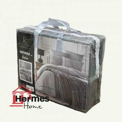 کالای خواب|روتختی کاوری پتودار دونفره فرست چویس FIRST CHOICE مدل: SALSA GRI کالای خواب|روتختی کاوری پتودار دونفره فرست چویس FIRST CHOICE مدل: SALSA GRI