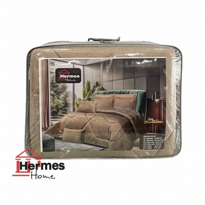 کالای خواب|روتختی مخمل دونفره هرمس HERMES مدل: DILA 001 کالای خواب|روتختی مخمل دونفره هرمس HERMES مدل: DILA 001