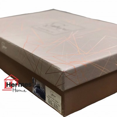 کالای خواب|روتختی پیکه دار دونفره شاه اثر ŞAHESER مدل: POLIKA LACIVERT کالای خواب|روتختی پیکه دار دونفره شاه اثر ŞAHESER مدل: POLIKA LACIVERT