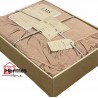 کالای خواب|روتختی کاوری پنبه اورگانیک دونفره لیماسو LIMASSO مدل: EXCLUSIVE KAHVE