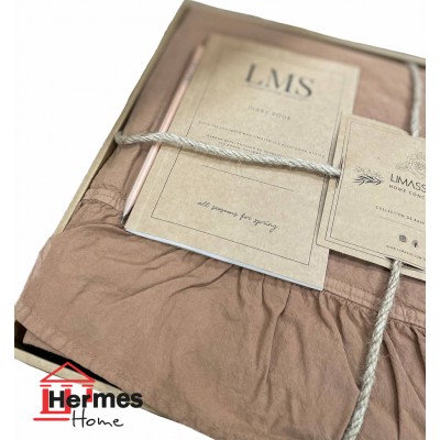 کالای خواب|روتختی کاوری پنبه اورگانیک دونفره لیماسو LIMASSO مدل: EXCLUSIVE KAHVE کالای خواب|روتختی کاوری پنبه اورگانیک دونفره لیماسو LIMASSO مدل: EXCLUSIVE KAHVE