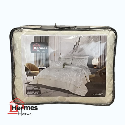 کالای خواب|روتختی شانل دونفره هرمس HERMES مدل: LAVIN 005 کالای خواب|روتختی شانل دونفره هرمس HERMES مدل: LAVIN 005
