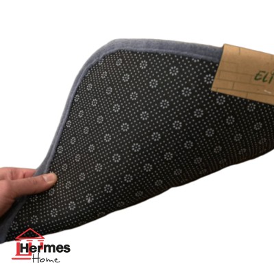 فرشینه و قالیچه|پادری مخمل نیم دایره مدل: STRIPE KAHVE فرشینه و قالیچه|پادری مخمل نیم دایره مدل: STRIPE KAHVE