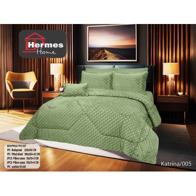 کالای خواب|روتختی مخمل دونفره هرمس HERMES مدل: KATRINA 005 کالای خواب|روتختی مخمل دونفره هرمس HERMES مدل: KATRINA 005