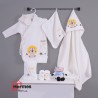 حوله|سرویس حوله نوزادی ۵ تیکه مادرکر MOTHERCARE مدل: LION KREM