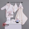 حوله|سرویس حوله نوزادی ۵ تیکه مادرکر MOTHERCARE مدل: SCARF BEAR KREM