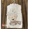 حوله|سرویس حوله نوزادی ۵ تیکه مادرکر MOTHERCARE مدل: SCARF BEAR KREM