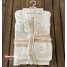 حوله|سرویس حوله نوزادی ۵ تیکه مادرکر MOTHERCARE مدل: BEAR RABBIT KREM