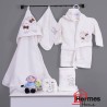 حوله|سرویس حوله نوزادی ۵ تیکه مادرکر MOTHERCARE مدل: BEAR KREM
