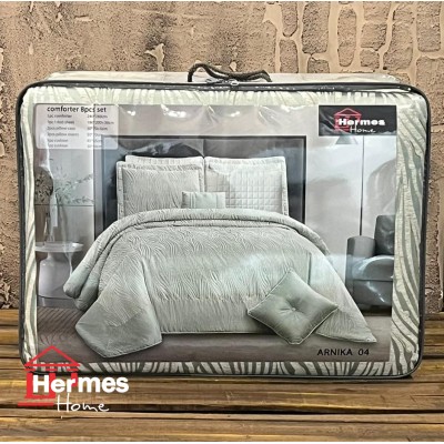 کالای خواب|روتختی شانل دونفره هرمس HERMES مدل: ARNIKA 04 کالای خواب|روتختی شانل دونفره هرمس HERMES مدل: ARNIKA 04