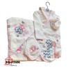 حوله|سرویس حوله نوزادی ۵ تیکه مادرکر MOTHERCARE مدل: U AND ME WHITE