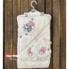 حوله|سرویس حوله نوزادی ۵ تیکه مادرکر MOTHERCARE مدل: U AND ME WHITE