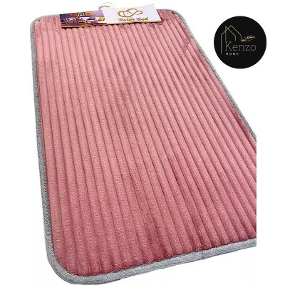 فرشینه و قالیچه|پادری مخمل مستطیل مدل: STRIPE FUSYA فرشینه و قالیچه|پادری مخمل مستطیل مدل: STRIPE FUSYA