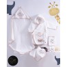 حوله|سرویس حوله نوزادی ۵ تیکه مادرکر MOTHERCARE مدل: LITTLE KING KREM