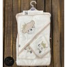 حوله|سرویس حوله نوزادی ۵ تیکه مادرکر MOTHERCARE مدل: LITTLE KING KREM