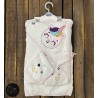 حوله|سرویس حوله نوزادی ۵ تیکه مادرکر MOTHERCARE مدل: UNICORN WHITE