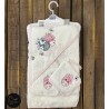 حوله|سرویس حوله نوزادی ۵ تیکه مادرکر MOTHERCARE مدل: U AND ME WHITE