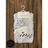حوله|سرویس حوله نوزادی ۵ تیکه مادرکر MOTHERCARE مدل: SCARF BEAR GRI