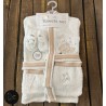 حوله|سرویس حوله نوزادی ۵ تیکه مادرکر MOTHERCARE مدل: BEAR RABBIT KREM