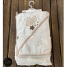 حوله|سرویس حوله نوزادی ۵ تیکه مادرکر MOTHERCARE مدل: BEAR RABBIT KREM
