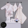 حوله|سرویس حوله نوزادی ۵ تیکه مادرکر MOTHERCARE مدل: SCARF BEAR KREM