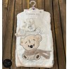 حوله|سرویس حوله نوزادی ۵ تیکه مادرکر MOTHERCARE مدل: SCARF BEAR KREM