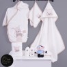 حوله|سرویس حوله نوزادی ۵ تیکه مادرکر MOTHERCARE مدل: MOUSE KREM