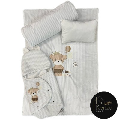 کالای خواب|سرویس خواب نوزاد با قنداق مادرکر MOTHERCARE مدل: LITTEL KING WHITE