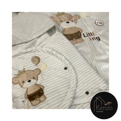کالای خواب|سرویس خواب نوزاد با قنداق مادرکر MOTHERCARE مدل: LITTEL KING WHITE