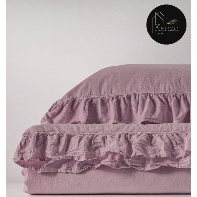 کالای خواب|روتختی کاوری پنبه اورگانیک دونفره لیماسو LIMASSO مدل: EXCLUSIVE OLD ROSE