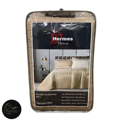 کالای خواب|روتختی پنبه دوزی دونفره هرمس هوم HERMES HOME مدل: 004 HERMES