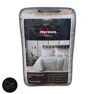 کالای خواب|روتختی پنبه دوزی دونفره هرمس هوم HERMES HOME مدل: 002 HERMES