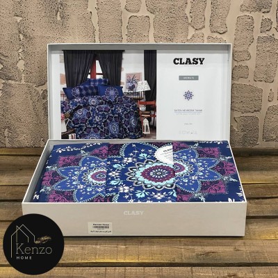 کالای خواب|روتختی کاوری ساتن نخ دونفره کلسی CLASY مدل: AGORA V1