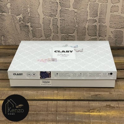 کالای خواب|روتختی کاوری ساتن نخ دونفره کلسی CLASY مدل: AGORA V1