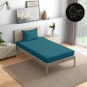 کالای خواب|ملحفه کش دار تشک یکنفره ولنتینا VALENTINA رنگ: TURKUAZ