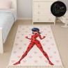 فرشینه و قالیچه|فرشینه چاپی 100x60 مدل: LADYBUG
