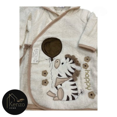 حوله|سرویس حوله نوزادی ۵ تیکه مادرکر MOTHERCARE مدل: ZEBRA KREM