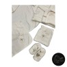 حوله|سرویس حوله نوزادی ۵ تیکه مادرکر MOTHERCARE مدل: RABBIT LUX WHITE