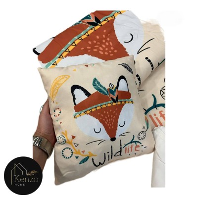 کالای خواب|سرویس خواب نوزاد با قنداق چاپی مادرکر MOTHERCARE مدل: WILD LIFE KREM