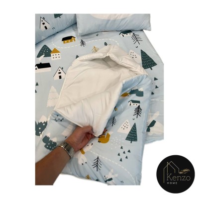 کالای خواب|سرویس خواب نوزاد با قنداق چاپی مادرکر MOTHERCARE مدل: POLAR BEAR