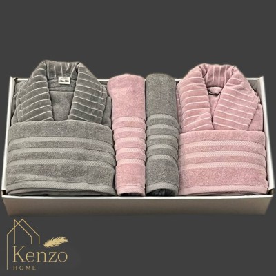 حوله|سرویس حوله پنبه ژاکارد دونفره  مدل زبرا :(ZEBRA(zeytin yesili-gul kurusu