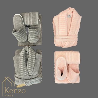 حوله|سرویس حوله پنبه ژاکارد دونفره دیمورا مدل: (dimora(toprak-kahve