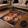 فرشینه و قالیچه|فرشینه چاپی 100x60 مدل: CLOCK