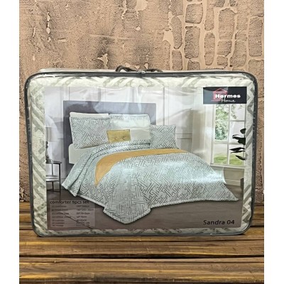 کالای خواب|روتختی شانل دونفره هرمس HERMES مدل: SANDRA 04